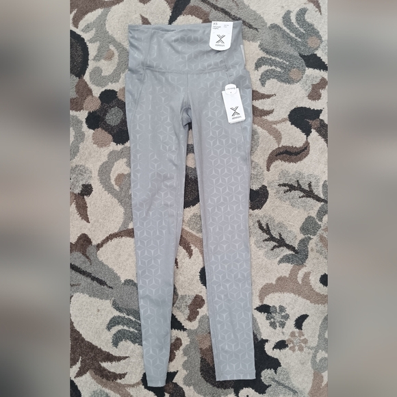 Xersion Pants - Xersion Womens Size XS High Rise Ankle Leggings Gray Side Pockets Comfortable